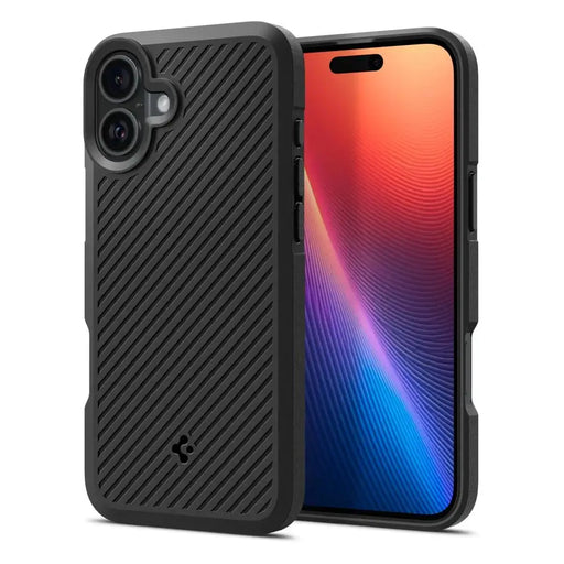 Калъф за iPhone 16 Spigen Core Armor - черен мат