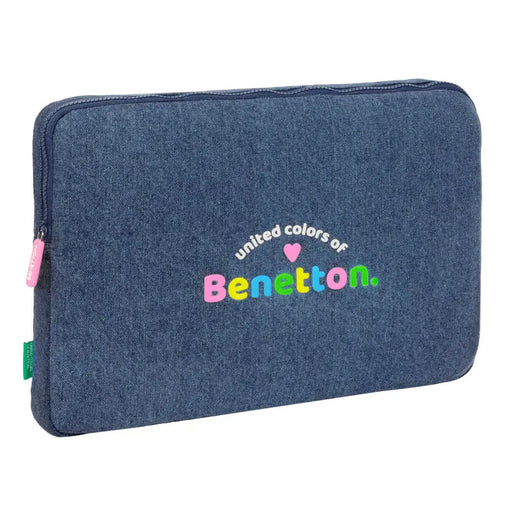 Калъф за каптоп Benetton Denim Син 15,6’’ 39,5 x 27,5 x 3,5