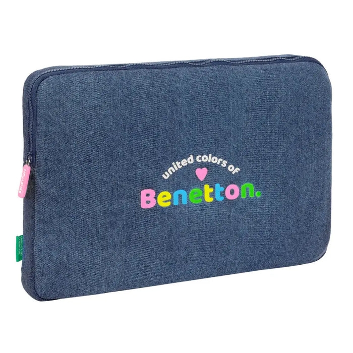 Калъф за каптоп Benetton Denim Син 15,6’’ 39,5 x 27,5 x 3,5
