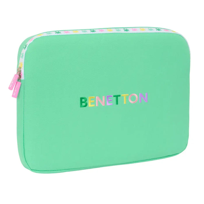 Калъф за каптоп Benetton Mint Зелен 15,6’’ 39,5 x 27,5 x