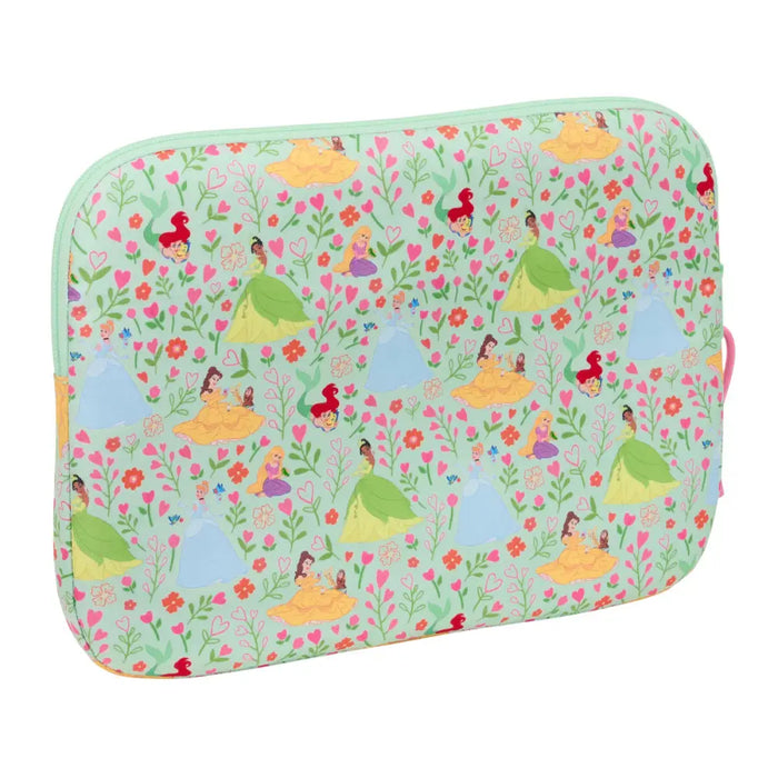 Калъф за каптоп Disney Princess Bloom Зелен Розов 15,6’’
