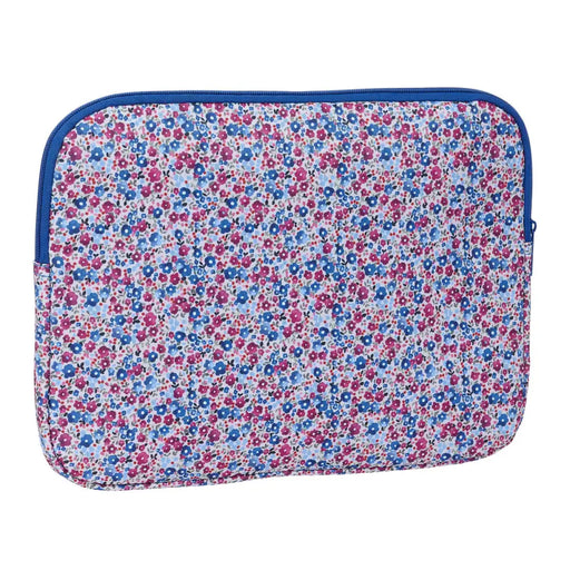 Калъф за каптоп Nait Nait Flores coimbra azul Син 34 x 25 x