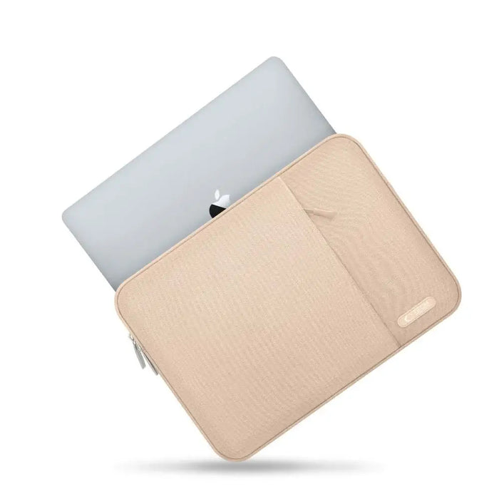 Калъф за лаптоп Tech-Protect Sleeve 13-14 - бежов