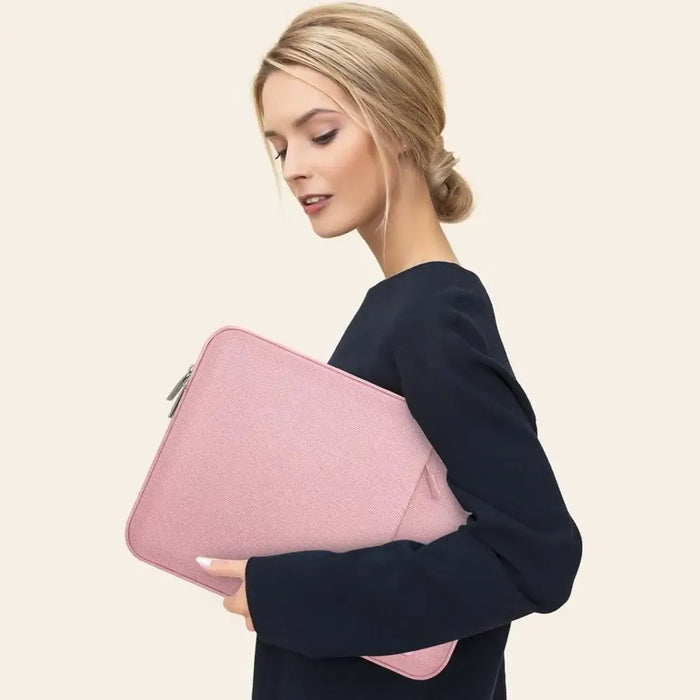 Калъф за лаптоп Tech-Protect Sleeve 13-14 - розов