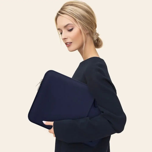 Калъф за лаптоп Tech-Protect Sleeve 13-14 - тъмносин