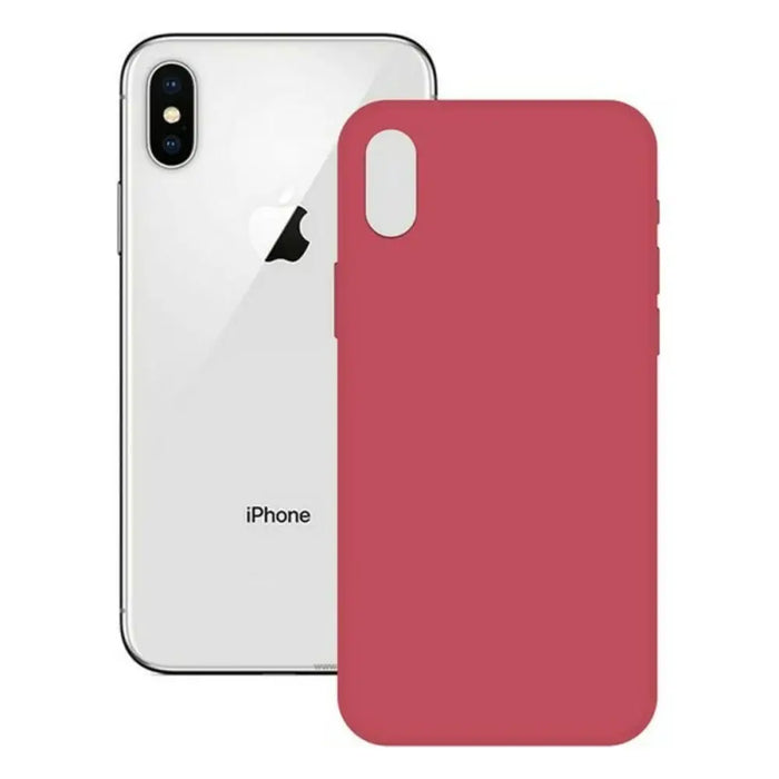 Калъф за мобилен телефон iPhone X XS KSIX Soft Silicone