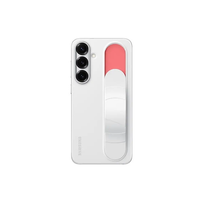 Калъф за Samsung Galaxy S25 + Standing Grip Бял