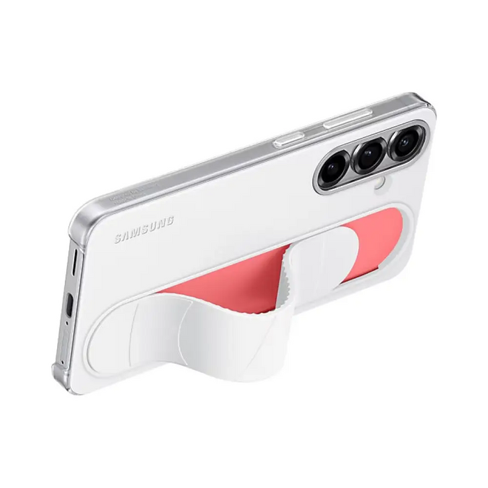 Калъф за Samsung Galaxy S25 Standing Grip Бял