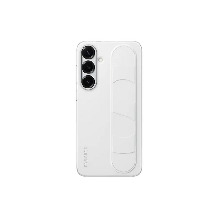 Калъф за Samsung Galaxy S25 + Standing Grip Бял
