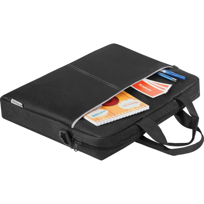 Калъф за тефтер Defender Lite 39,6 см (15,6’’) черен сив