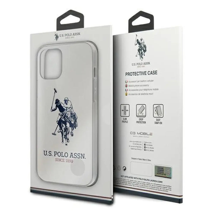 Калъф за телефон US Polo USHCP12MTPUHRWH Shiny Big Logo