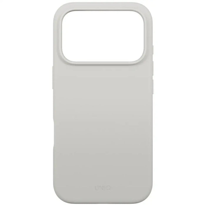 Калъф за зареждане Uniq Lino iPhone 17 Pro Magclick - сив