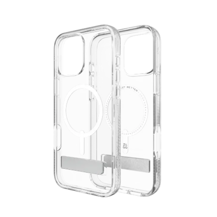 Калъф ZAGG Crystal Palace Snap Kickstand MagSafe със стойка