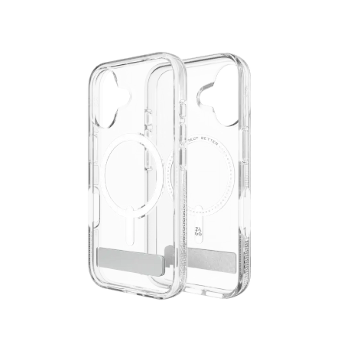 Калъф ZAGG Crystal Palace Snap Kickstand MagSafe за iPhone