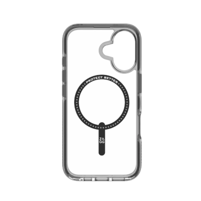 Калъф ZAGG Santa Cruz Snap MagSafe за iPhone 16 - черен