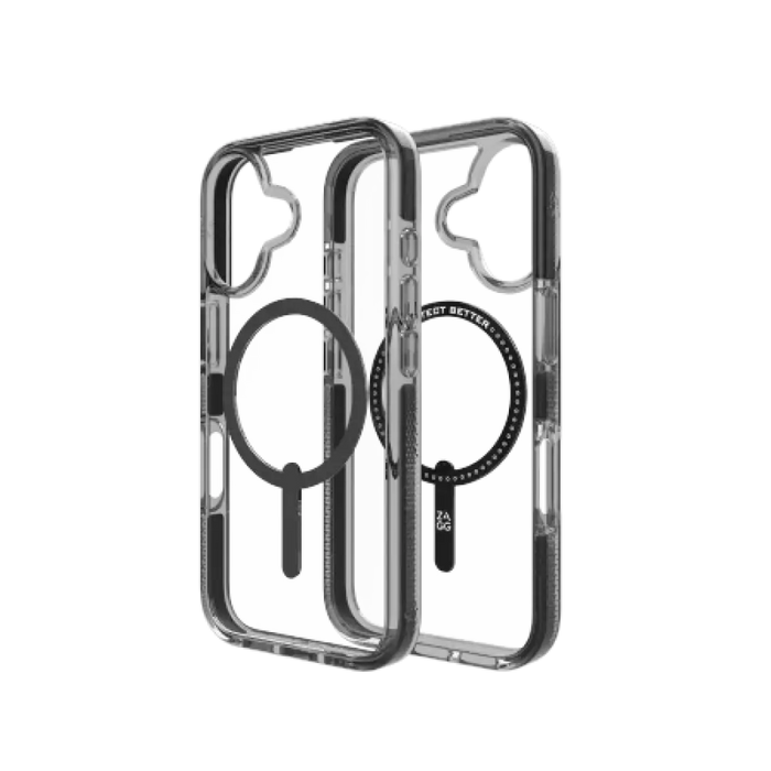 Калъф ZAGG Santa Cruz Snap MagSafe за iPhone 16 - черен