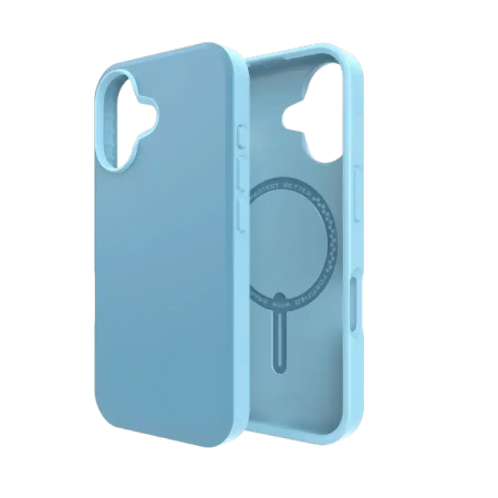 Калъф ZAGG SoHo Snap MagSafe за iPhone 16 - син