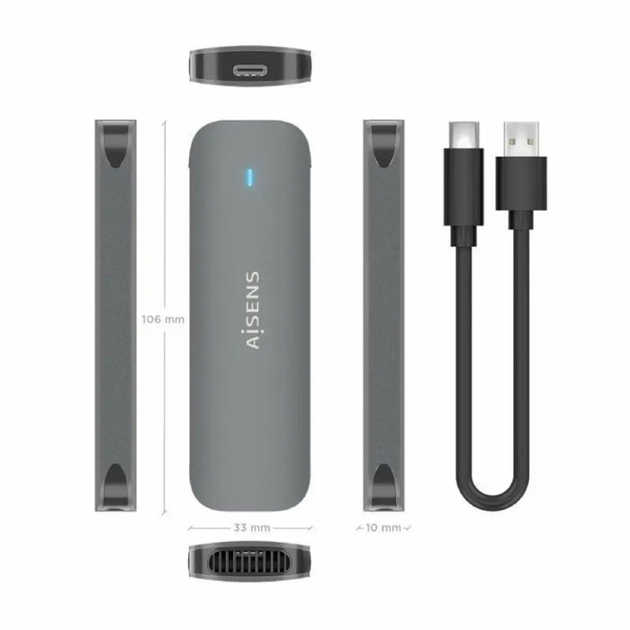 Калъф за твърд диск Aisens ASM2-006GRY