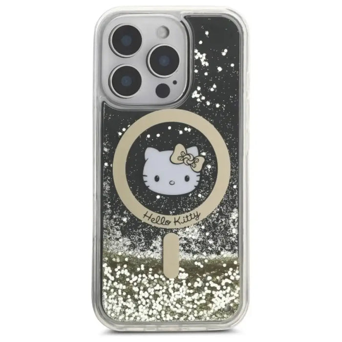 Калъф Hello Kitty Liquid Glitter Fever MagSafe за iPhone 16