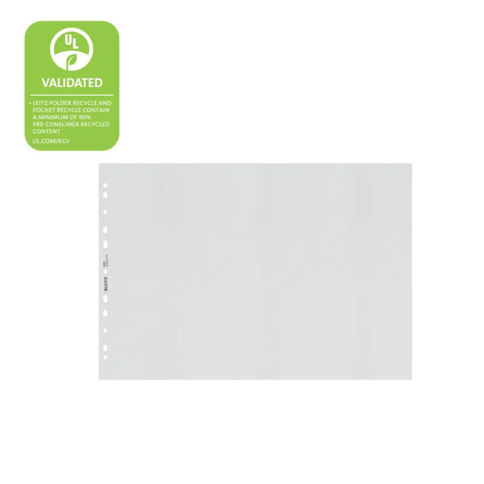 Калъфи Leitz Прозрачен A3 Рециклиран 25 броя