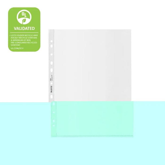 Калъфи Leitz Recycle A4 Maxi Прозрачен A4 Рециклиран 25 броя