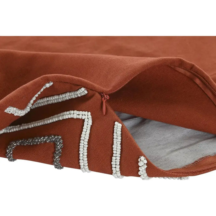 Калъфка за възглавница DKD Home Decor теракота Геометричен