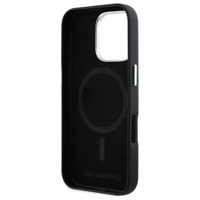 Калъф Karl Lagerfeld FW Metal Plate MagSafe iPhone 16 Pro
