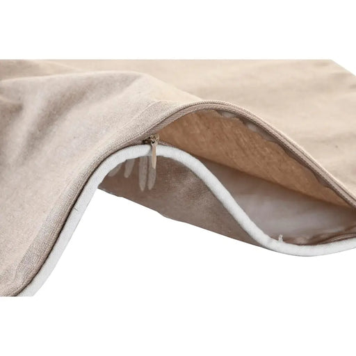 Калъфка за възглавница DKD Home Decor Листи Кафяв 50 x 1 x
