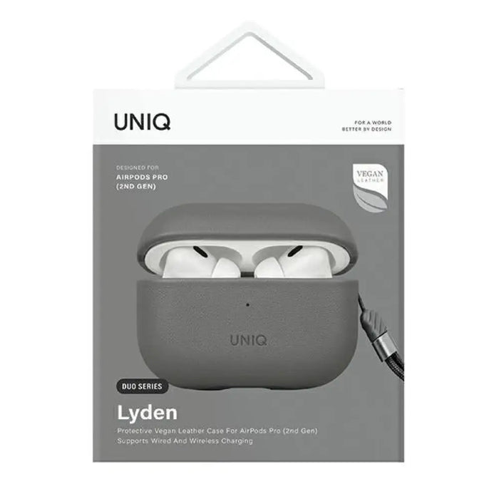 Калъф Uniq Lyden DS за AirPods Pro 2 - сив/черен