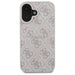 Калъф Guess 4G Ring Classic Logo MagSafe iPhone 16 - розов