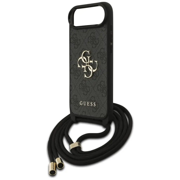Калъф Guess 4G с голямо лого и кабел през рамо за iPhone