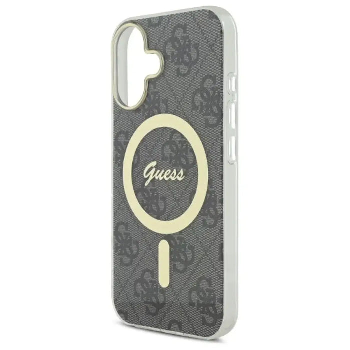 Калъф Guess IML 4G MagSafe за iPhone 16 Plus - черен