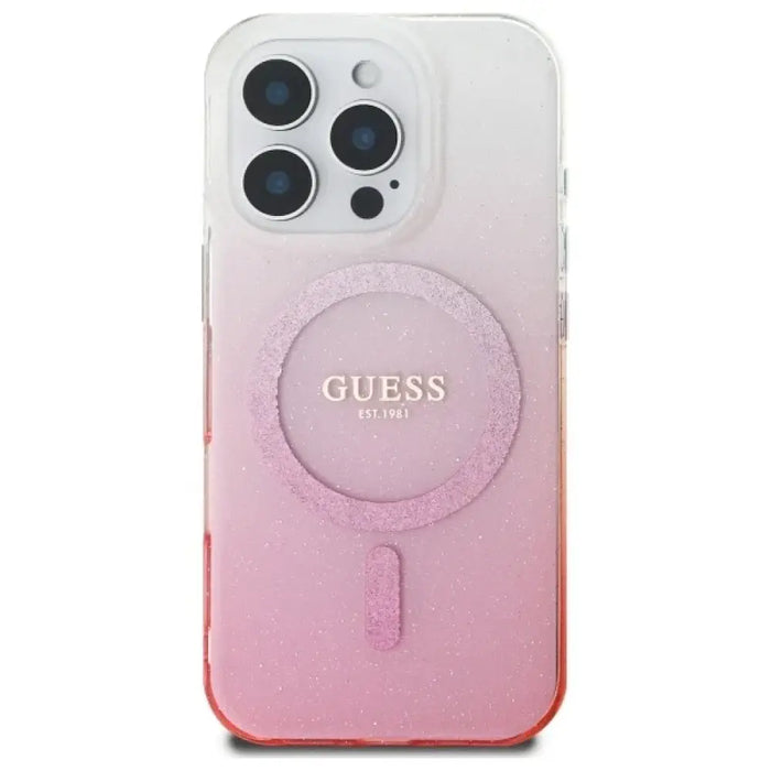 Калъф Guess IML Glitter Gradient MagSafe за iPhone 16 Pro