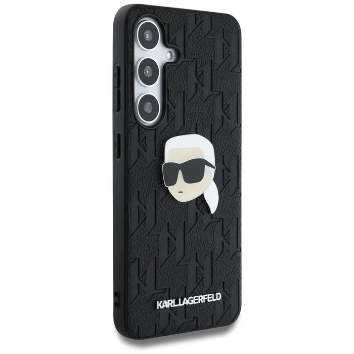 Калъф Karl Lagerfeld Leather Monogram Pin Logo Karl Head