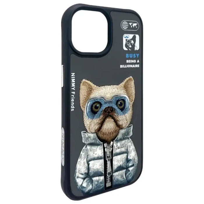 Калъф Nimmy Cool&Cute 2.0 за iPhone 15 - черен