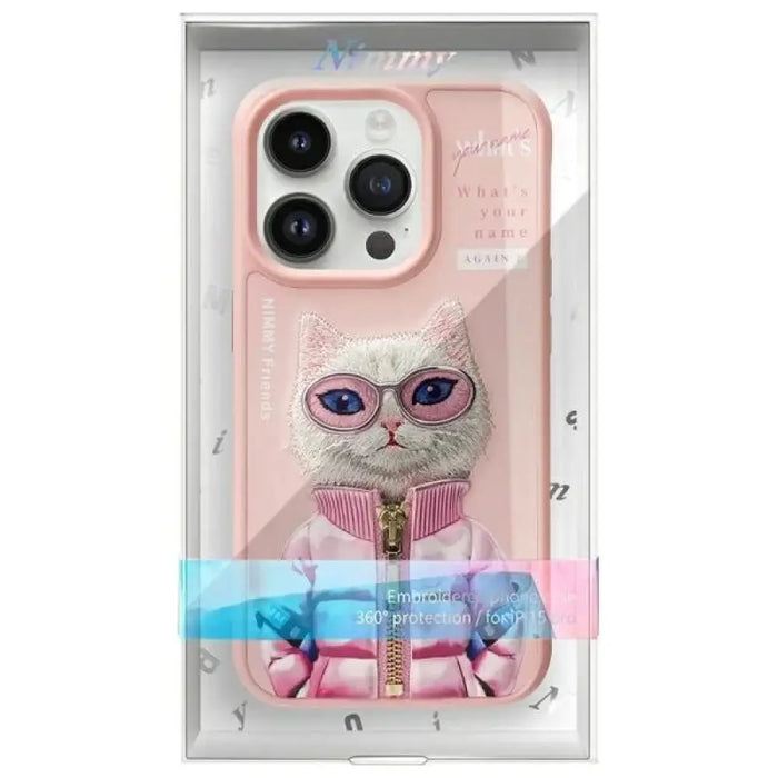 Калъф Nimmy Cool&Cute 2.0 за iPhone 15 Pro Max - розов