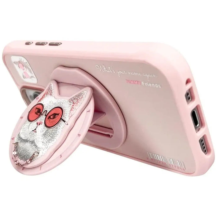 Калъф Nimmy Glasses Cool Cat MagSafe за iPhone 16 Pro