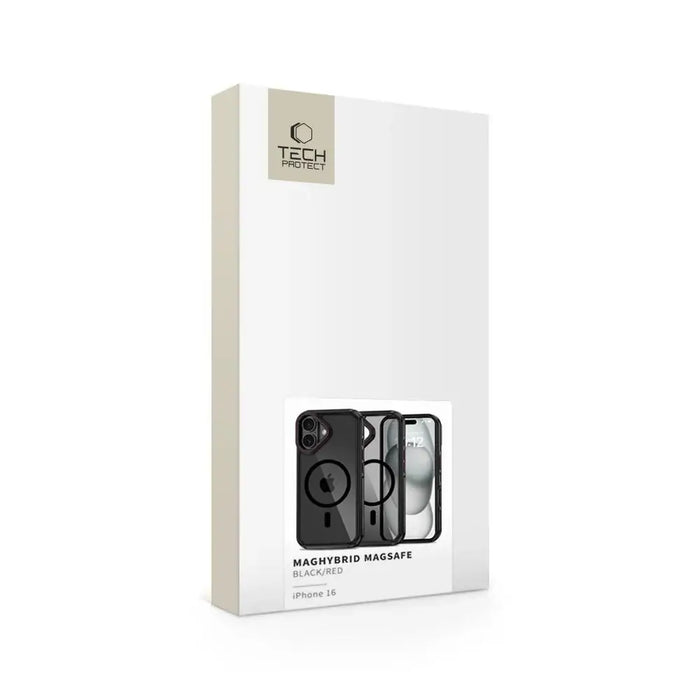 Калъф Tech-Protect MagHybrid MagSafe за iPhone 16 - черен