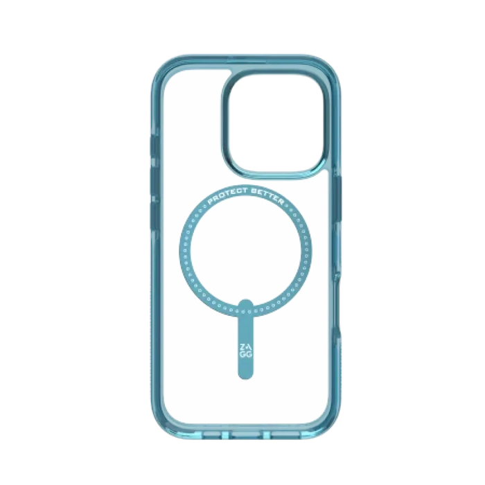 Калъф ZAGG Santa Cruz Snap MagSafe за iPhone 16 Pro - син