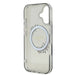 Калъф Guess IML Flowers Wreath MagSafe за iPhone 16 - черен