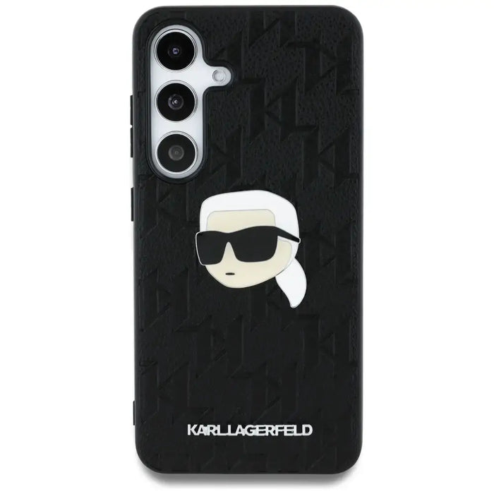 Калъф Karl Lagerfeld Leather Monogram Pin Logo Karl Head