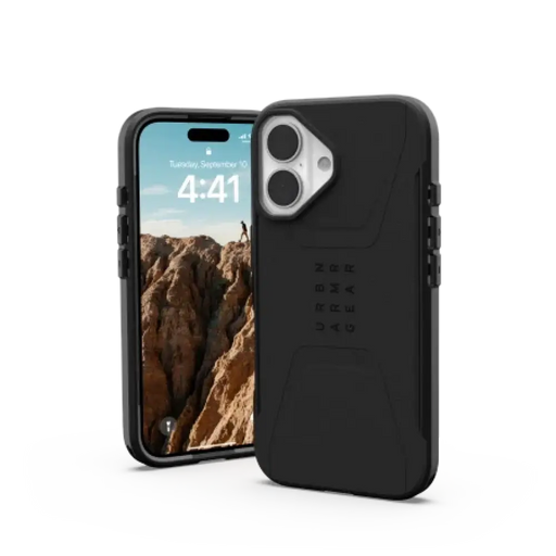Калъф UAG Civilian Magsafe за iPhone 16 - черен