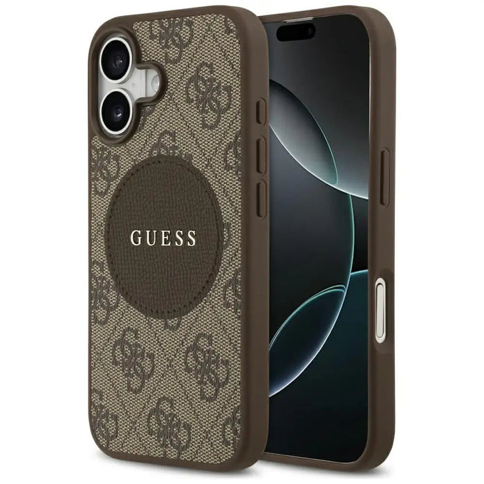 Калъф Guess 4G Circle Classic Logo MagSafe за iPhone 17