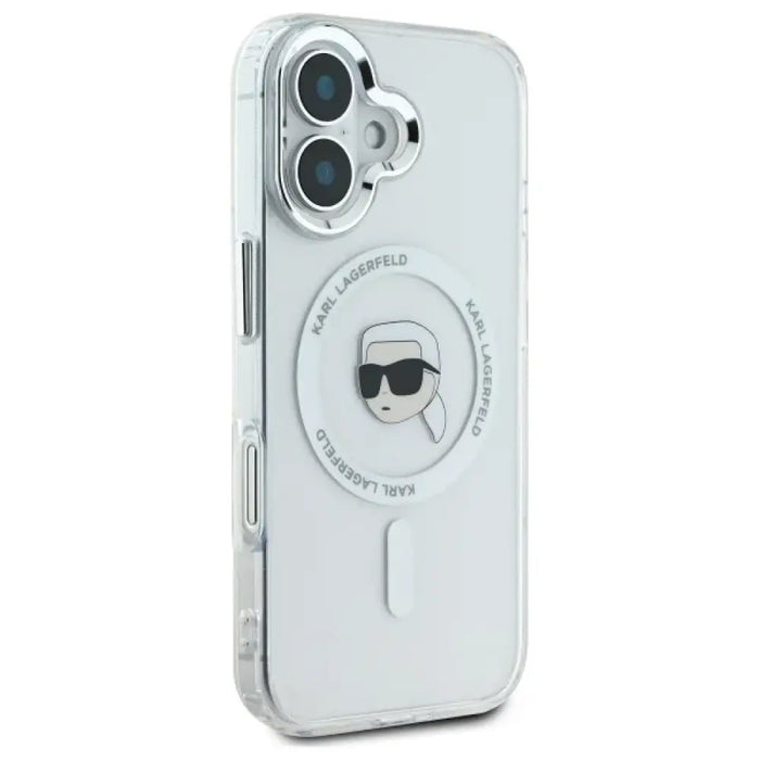 Калъф Karl Lagerfeld IML Metal Karl Head MagSafe iPhone 16