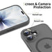 Калъф Tech-Protect MagMat MagSafe за iPhone 17 - сив