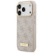 Калъф Guess 4G Logo Plate MagSafe за iPhone 17 Pro - розов