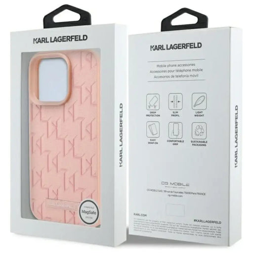 Калъф Karl Lagerfeld Hot Stamp Magsafe за iPhone 16 Pro Max