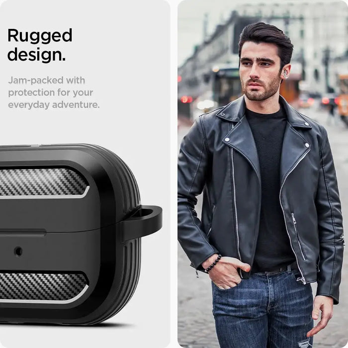 Калъф Spigen Rugged Armor за Samsung Galaxy Buds 3 / 3 Pro