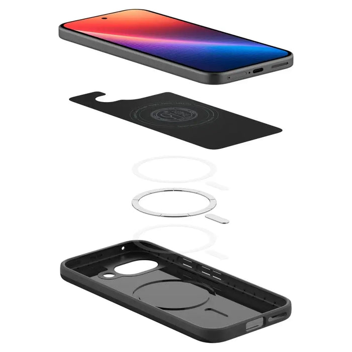Калъф Spigen Thin Fit Mag MagSafe за Google Pixel 9A - черен
