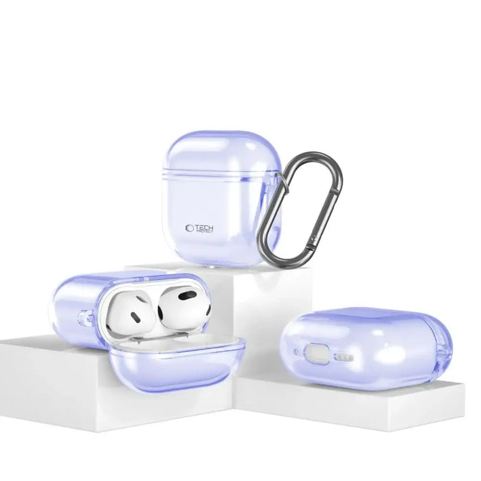Калъф Tech-Protect FlexAir за AirPods 4 - лилав